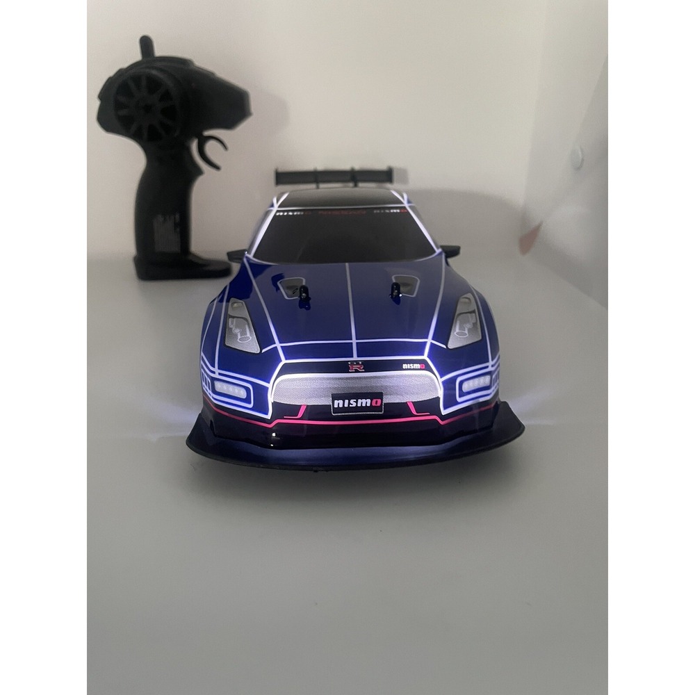 Hyper RC Nissan GTR LED Vapor Effects Blue Car Lights Tested 2017 GTR - Picture 3 of 11